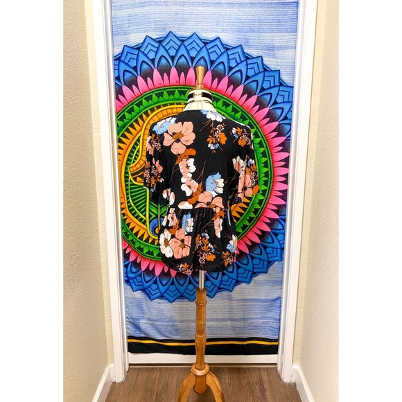 π Stylish flower peplum top - Picture 5 of 11